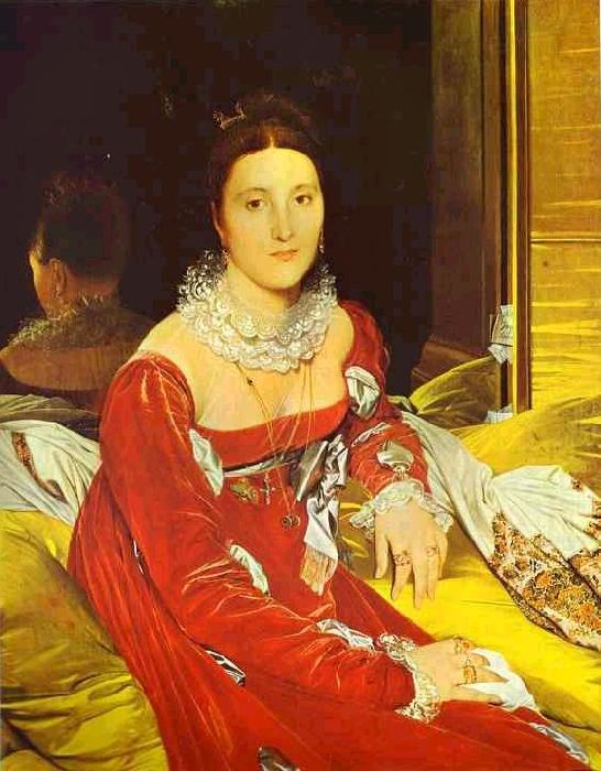 Jean Auguste Dominique Ingres Portrait of Madame de Senonnes. china oil painting image